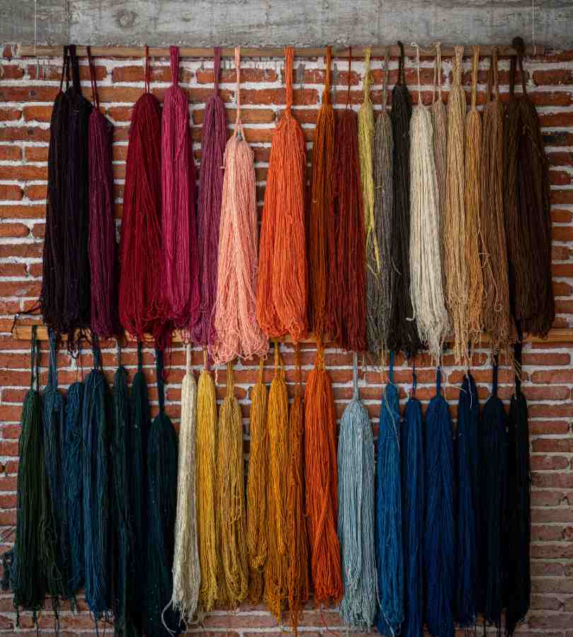 Natural dye rugs