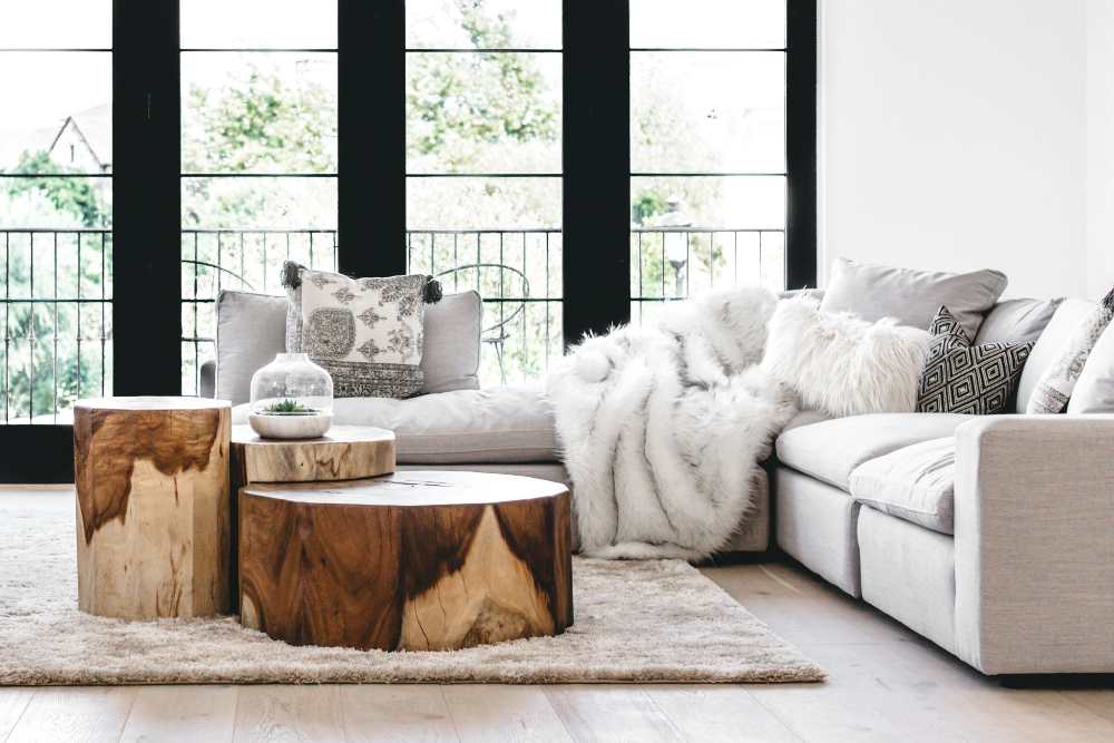Modern living room rugs