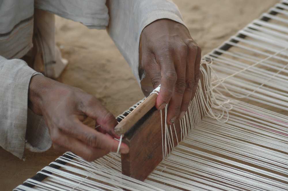 Hand woven rugs india