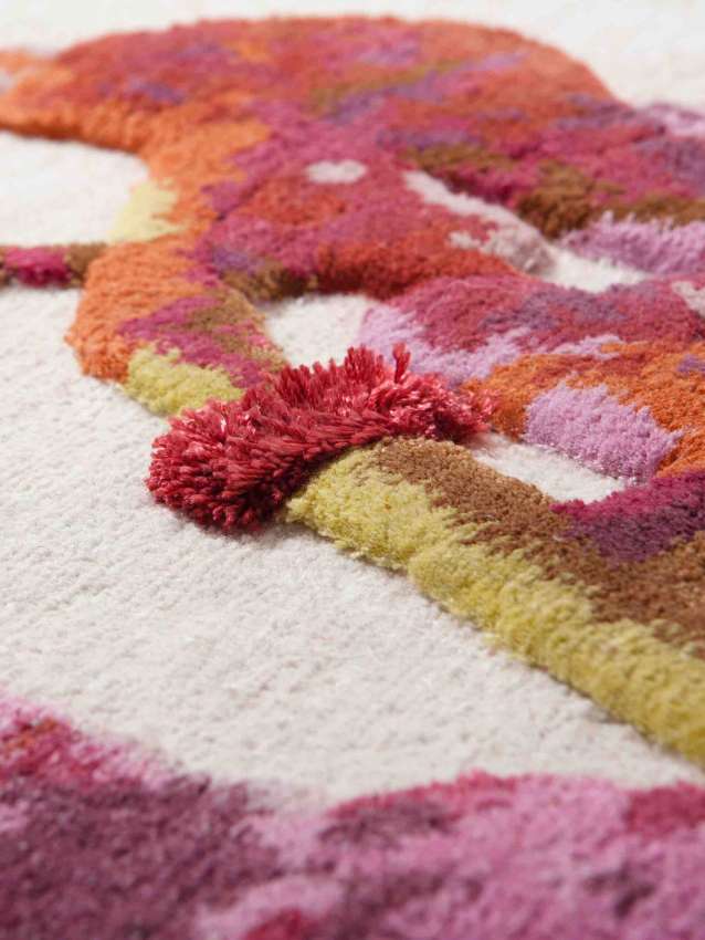 Tapis carre moderne