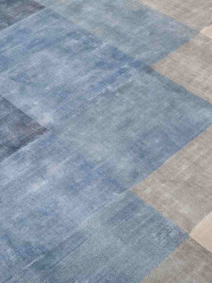 Tapis bleus