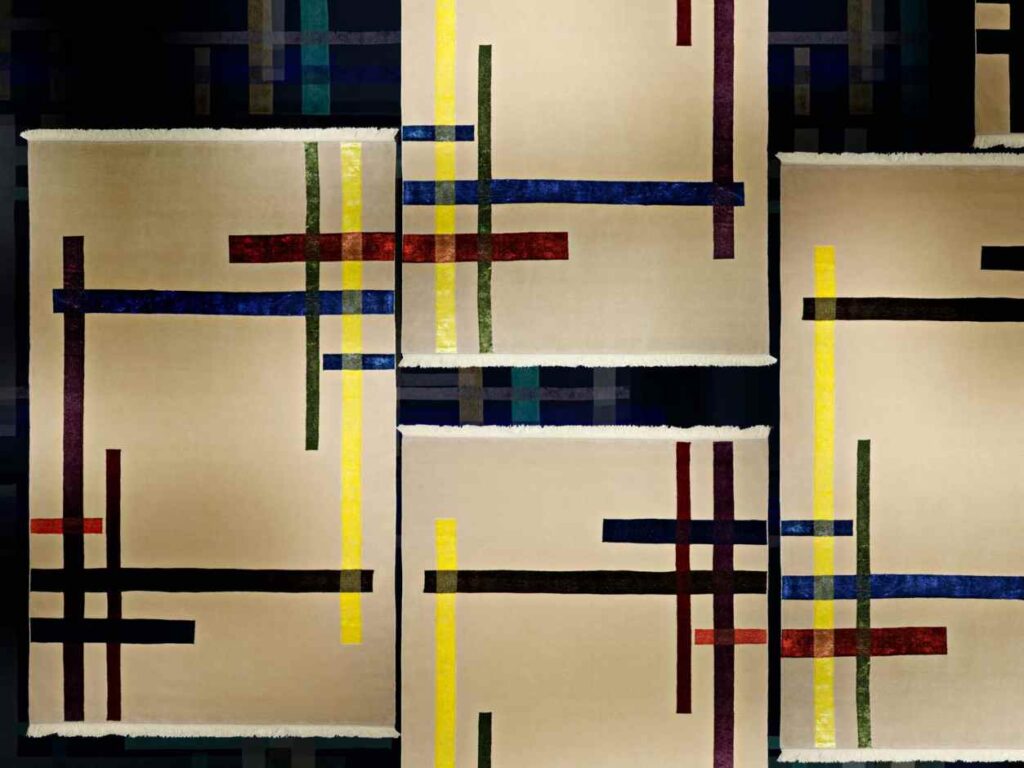 Mid-century modern area rugs